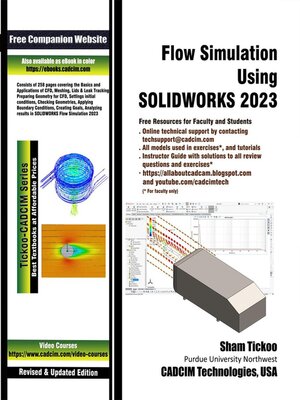 cover image of Flow Simulation Using SOLIDWORKS 2023
